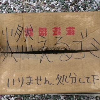 ごみ捨て場から拾いました。