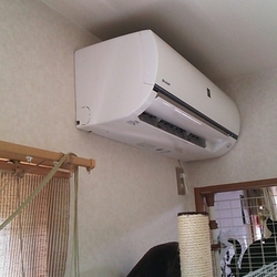 エアコン設置しました♪