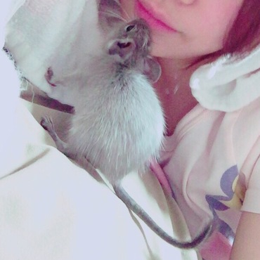 唇にちゅう