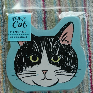 またDAISOで白黒ハチワレグッズを発見しました！