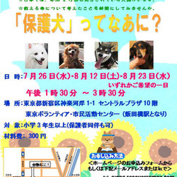 夏休み・自由研究『保護犬ってなあに？』