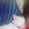 おやつ代わりにママの耳たぶでチューチューしてお休み♡
