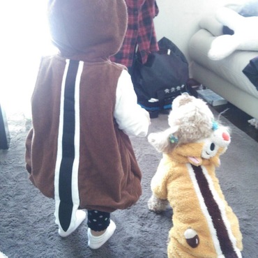 姪っ子といっ君とチップとデール