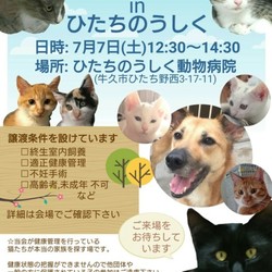 いばらきいきものねっと譲渡会inひたちのうしく