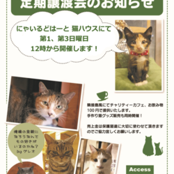 NPO法人にゃいるどはーと保護猫譲渡会 サムネイル1
