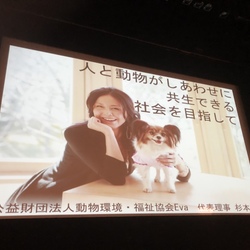 Eva 杉本彩さん 講演会「人と動物がしあわせに共生できる社会を目指して」 サムネイル2