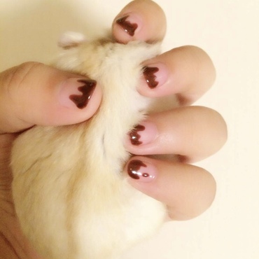 ネイル映え手伝ってくれたコウちゃんw