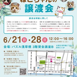 ねこざんまい譲渡会@浅草橋