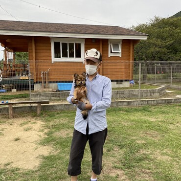 in the dog-run at this summer,, 楽しい時間で。