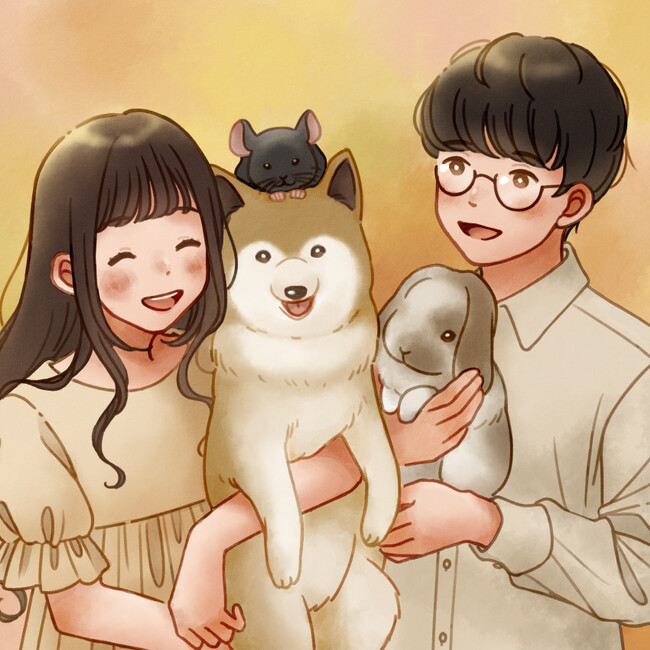 ゆう&かなのカバー写真