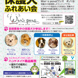 Wan's pono 保護犬ふれあい会　第28回