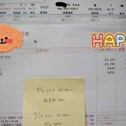 「デルちゃん診察受けました」サムネイル3