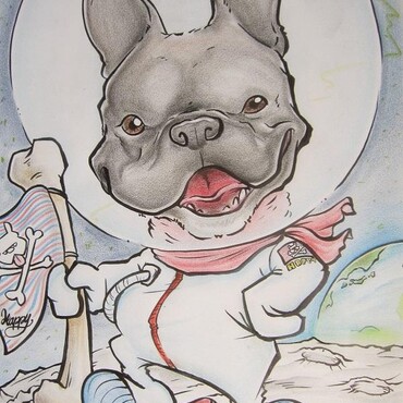 Lands First Skateboarding-Dog On The Moon 2020年8月12日没