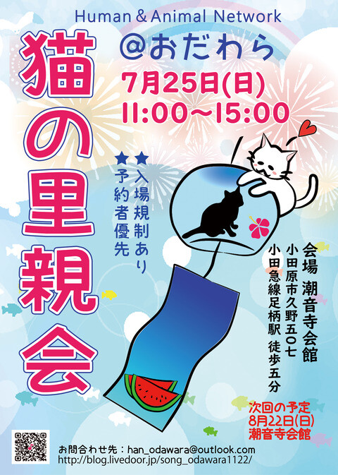 保護猫 大譲渡会 小田原 Human Animal Networkのイベント 12661 ペットのおうち 月間利用者150万人