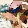 フォクシー泳いだ後はテントがお気に入り⛺️テントの中は風が入って涼しいから快適なのかも