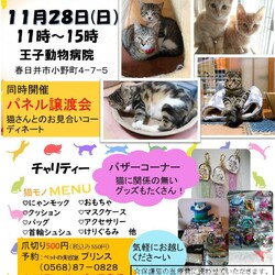 チャリティーバザー&パネル譲渡会