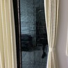 掃き出し窓へのワイヤーネット設置例