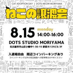 守山区小幡/ねこの譲渡会/0815 サムネイル1