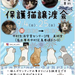 中村生涯学習センター　猫の譲渡会