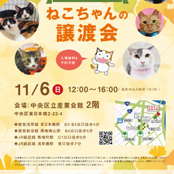 ねこざんまい譲渡会@東日本橋