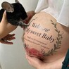 娘がお腹にいる時に一緒に撮った記念写真