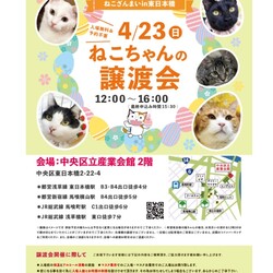 ねこざんまい譲渡会@東日本橋