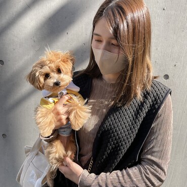 ワンチャン保育園に行く前のロネくん