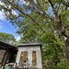 庭の一角と離れ