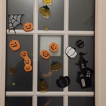 じぇいかん家よりだいぶ控えめの我が家のHALLOWEEN(o＾・＾o)　じぇいかん家の「こわいね((( ；ﾟДﾟ)))」って孫ちゃん言ってたよ笑笑