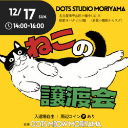 ▼猫の譲渡会▼名古屋市守山区