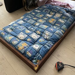 「まつりさん、布団式ベッドをリメイク Vol.1/3」サムネイル1