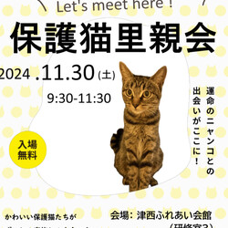 保護猫里親会in津