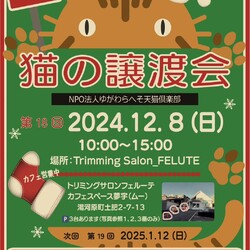 第１８回猫の譲渡会