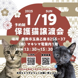 保護猫譲渡会（予約制）