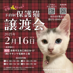 保護猫譲渡会（予約制）