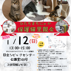 ひたちまちにゃか保護猫里親会