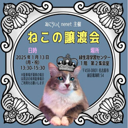 ✽.｡.:*・ﾟ ねこの譲渡会✽.｡.:*・ﾟ 