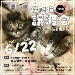 保護猫譲渡会（予約制）