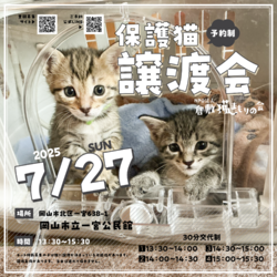 保護猫譲渡会（予約制）