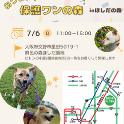あつまれ！保護わんの森inほしだ園地(定期譲渡会)