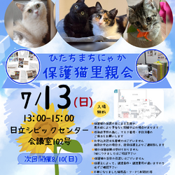 ひたちまちにゃか保護猫里親会