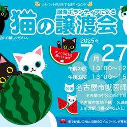 猫の譲渡会☆大須商店街近く