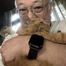 オヅノ氏、やっと猫ドア単独攻略！(笑)