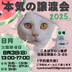 本気の譲渡会 サムネイル1