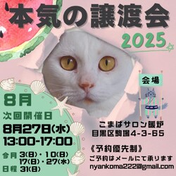 本気の譲渡会