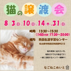 名古屋　保護猫譲渡会