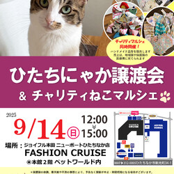 ひたちにゃか譲渡会