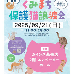 Life With Catねこの譲渡会＠カインズ幕張店