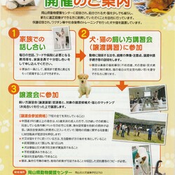 犬・猫の飼い方講習会・譲渡会 サムネイル2