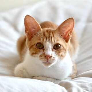 優しい茶白の男の子　なつ君